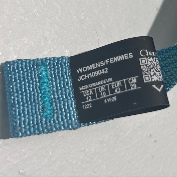 Chaco Women's Bodhi Casual Sandals Porcelain Blue Adjustable Strap Size 12 NWOT - Picture 7 of 10